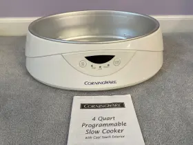 Sc-40-pl Corningware Vintage 4 Quart Programmable Slow Cooker Base Only