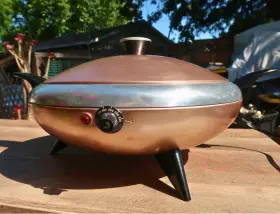 Dec-2 Cory Vintage Party Chef Electric Skillet Model - 1950s Space Age Design