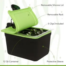 Cosparx 198168724248 Sous Vide Container 12 Quart With Anova All Models Breville Joule Instant Pot S #2