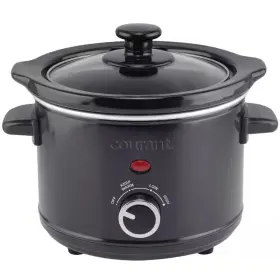 3-cooking Courant 313113250218 1.6 Quart Black Mini Slow Cooker With Settings