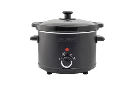 Courant 810941026614 Slow Cooker 2.5 Quart Crock With Easy Cooking Options Dishwasher Safe Pot A