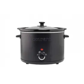 Courant 810941032226 2.5 Quart Slow Cooker With Keep Warm Settings And Removable Port- Black Matte