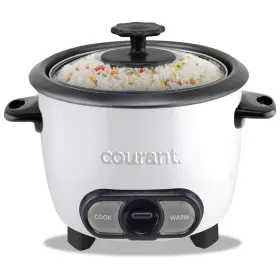 Crc0310w Courant 6 Cups Cooked 3 Uncooked Rice Cooker -white Ob