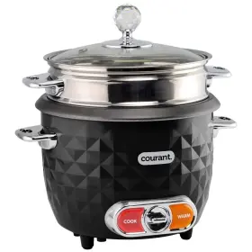 Courant.crc-0522 Courant Crc0522k 5 Cups Uncooked Designer Series Rice Cooker And Steamer - Black