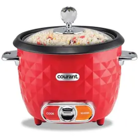 Crc0524r Courant 10 Cups Cooked / 5 Uncooked Designer Series Rice Cooker And Steamer