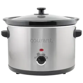Csc-5024s Courant 5.5 Quart Slow Cooker Multiple Settings Ceramic Bowl Stainless
