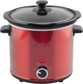 Csc3024r Courant 3.2 Quart Slow Cooker - Red Removable Ceramic Insert Quarts