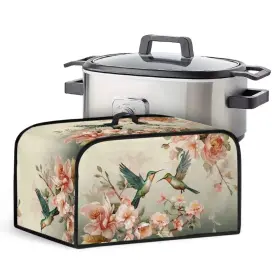 Creamic Cc-ai227cza64 Hummingbird Slow Cooker Crock Pot Cover Easy To Clean And Store Small Applian