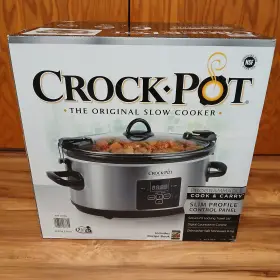 Crock-pot 048894067815 7 Quart Cook And Carry Slow Cooker Stainless Silver Costco
