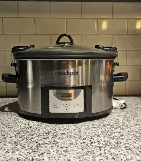 Crock-pot 053891128773 7quart Programmable Cook And Carry Extra Large Slow Cooker Digital Timer