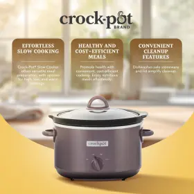 Crock-pot 053891161169 Manual Design Series 4.5 Quart Slow Cooker With 3 Cook Settings Rem #2