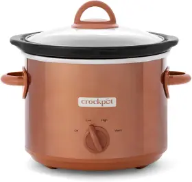 Crock-pot 053891161510 3 Quarts Manual Design Series Slow Cooker With Quart Copper