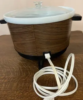 12247a Crock-pot Sim.r.ware Slow Cooker/cook 4 1/2 Quart K Mart 70s With Manual #3 12247a Crock-pot Sim.r.ware Slow Cooker/cook 4 1/2 Quart K Mart 70s With Manual #3