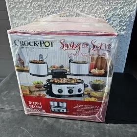 187035 Crock-pot Swing And Serve Electric Slow Cooker New - 1.5 Quart A 3.5 Rare #2