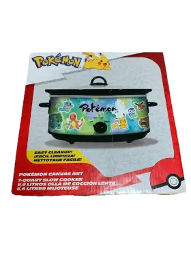 20507873 Crock-pot Pokemon Allover Print 7-quart Slow Cooker Boxlunch Exclusive New In Box