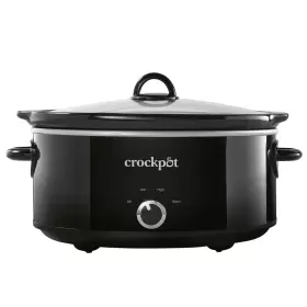 2101504-552 Crock-pot 7-quart Manual Slow Cooker Black Stoneware