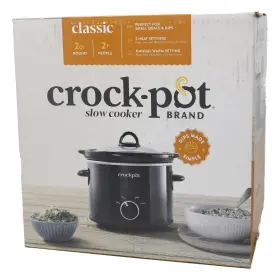 2121313 Crock-pot Crockpot 2-quart Classic Small Slow Cooker Black - Brand New
