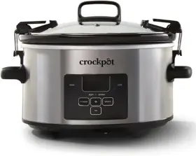2122615 Crock-pot 4 Quart Travel Proof Cook And Carry Programmable Slow Cooker With Lock
