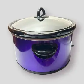 Scv700-kp Crock-pot 2131368 7 Quart Manual Slow Cooker Purple Rare Htf Oval Tested Read #2