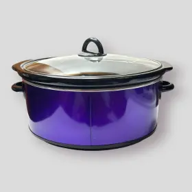 Scv700-kp Crock-pot 2131368 7 Quart Manual Slow Cooker Purple Rare Htf Oval Tested Read #3