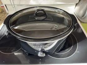 2131381 Crock-pot Crockpot 7 Quart Slow Cooker Black 3 Heat Settings See Description Free Ship