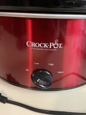 2133111-u-b Crock-pot 7 Quart Capacity Food Slow Cooker Home Cooking Appliance Red Used #2