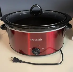2133111-u-b Crock-pot 7 Quart Capacity Food Slow Cooker Home Cooking Appliance Red Used