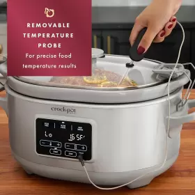 2176658 Crock-pot 7-quart Cook And Carry Slow Cooker With Sous Vide Programmable Stainle #3