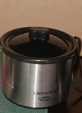 32041-bc Crock-pot 30241-bc Little Dipper Mini Slow Cooker Model Silver/black Brand New