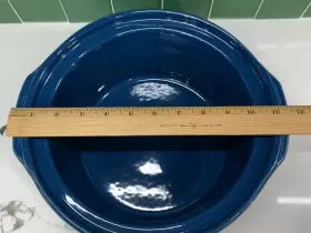 3164 Crock-pot Replacement Rival Stoneware Insert 4 Quart Blue Model Only #3 3164 Crock-pot Replacement Rival Stoneware Insert 4 Quart Blue Model Only #3