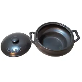 4604 Crock-pot Vintage Ancient Cookware Stonefire Black #4604 4 Quart Lid And Only #2