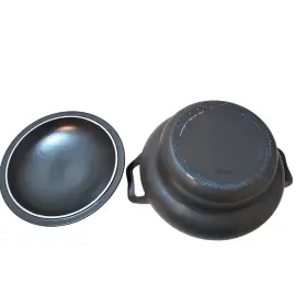 4604 Crock-pot Vintage Ancient Cookware Stonefire Black #4604 4 Quart Lid And Only #3
