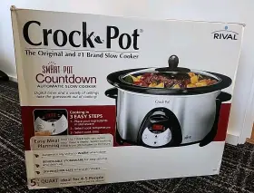 5885 Crock-pot 5 1/2 Quart New In Box
