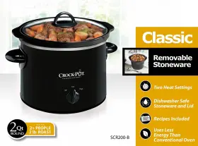Crock-pot 735343569647 2-qt Black Round Manual Slow Cooker 2 Quarts #2