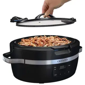985120025m Crock-pot Thermoshield Digital Slow Cooker 6 Quart Automatic Shut-off Oval Black #2