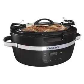 985120025m Crock-pot Thermoshield Digital Slow Cooker 6 Quart Automatic Shut-off Oval Black #3
