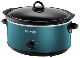B07b8p9jbq Crock-pot Crockpot Manual 7- Quart Slow Cooker Turquoise - Large Capacity For Family Meals
