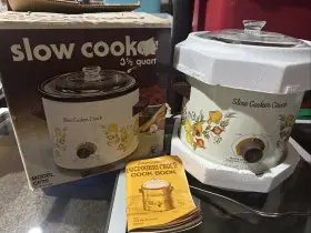 Cp76 Crock-pot New In Box Vintage 1970s Slow Cooker 3.5 Quart