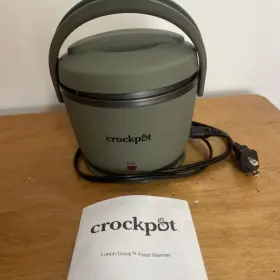 Cpscl20-n3 Crock-pot Lunch Food Warmer Personal Mini Travel Work Slow Cooker Green 20oz