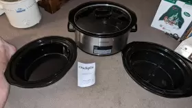 Cpscvc60cc3-s Crock-pot Crockpot 6 Quart 3 And 2.5 Split Sizes In One Cpscvc60cc3-s Crock-pot Crockpot 6 Quart 3 And 2.5 Split Sizes In One