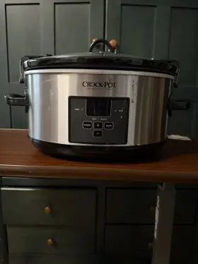 Cpscvc70llec-s Crock-pot Cook And Carry 7 Quart Digital Countdown Slow Cooker - Stainless Steel