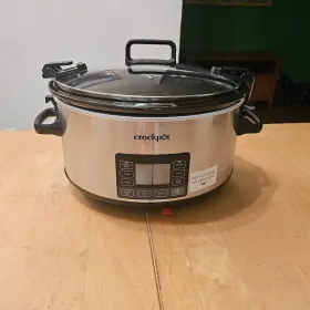Cpscvtss70ll-s Crock-pot 7 Quart Mytime Programmable Slow Cooker With Locking Lid Stainless
