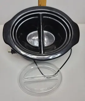 Dhp3207 Crock-pot Double Dipper 32 Oz Divided Slow Cooker Warmer 2 Sides Party Dip #3