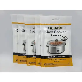 I12004-13551 Crock-pot Slow Cooker Liners 5 Quart Cookers Packs 30 Pieces