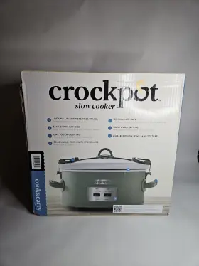 2168491 Crock-pot Sap 6 Quart Cook And Carry One Touch Programmable Slow Cooker Moonshine Green #3