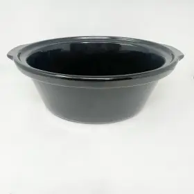 Sc75 Crock-pot Rival Black Oval Stoneware Replacement Only Oem
