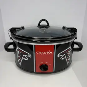 Sccnfl600 Crock-pot Atlanta Falcons Nfl Slow Cooker 6 Quart Tailgate Party Cook And Carry