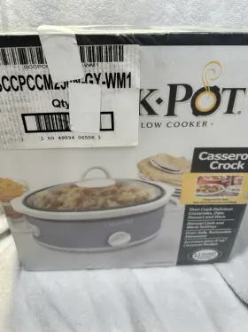 Sccpccm250-n-gy Crock-pot Casserole Slow Cooker 2.5 Quart Model
