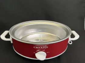 Sccpccm250n-r-wm Crock-pot Casserole 2.5 Quart Crockpot Red White #3