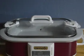 Sccpccp350-cr Crock-pot 3.5 Quart Programmable Digital Casserole Slow Cooker Maroon #2